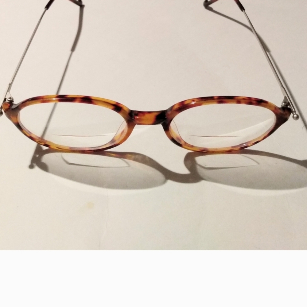 Esprit Vintage Unique Artsy Unisex Oval Tortoiseshell Eyeglass Frame